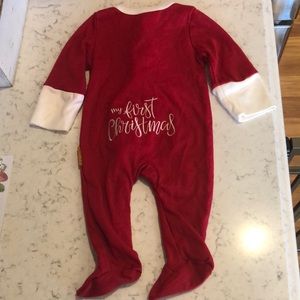My first Christmas infant pjs